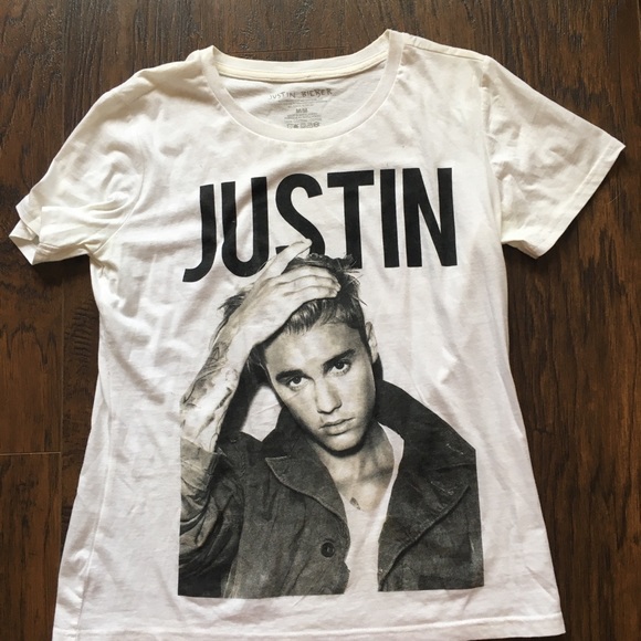 Justin Bieber Merch Tshirt - Picture 1 of 2